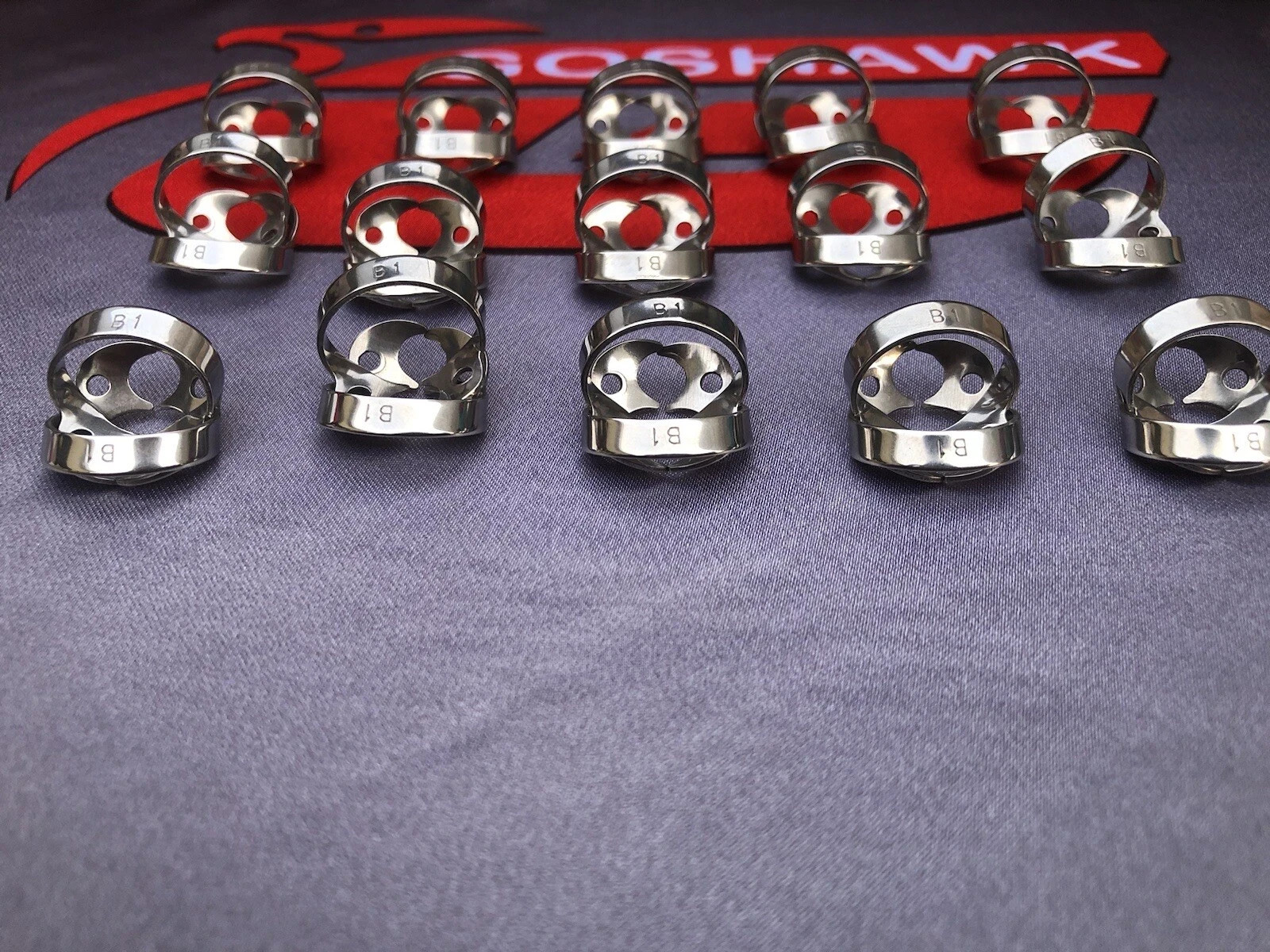 15 Pcs Dental Rubber Dam Clamps B1 Brinker Endodontic Clamp Surgical Instruments