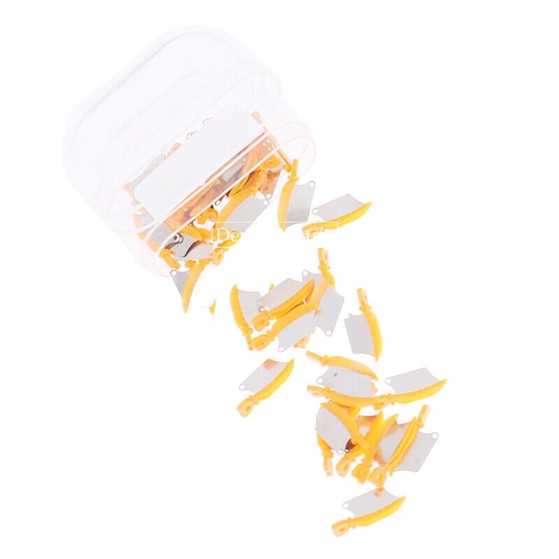 50x Dental Diastema Wedges Matrix Fender Wedges Prep Interproximal Guard L/M/S
