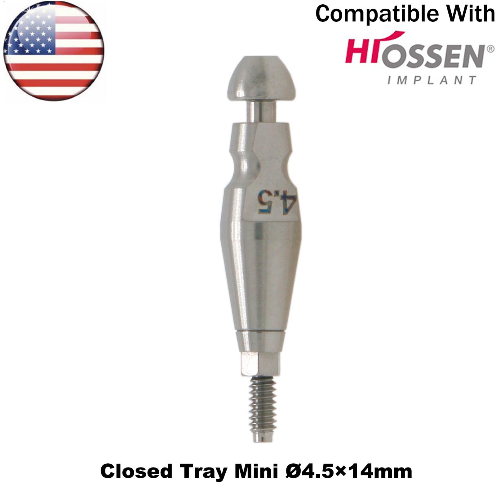 US Dental Fits Hiossen Osstem Transfer lmpression Coping Open Closed Tray M/R
