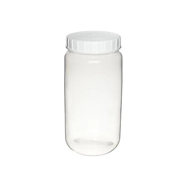 2.2 Nalgene 2101-2200 PTFE Wide Mouth EP Tox/TCLP Bottle, PTFE-Lined PP closure