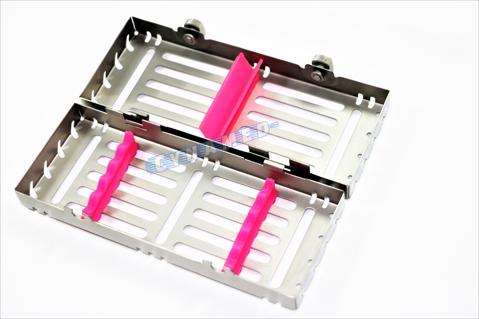 DETACHABLE STERILIZATION RACK DOUBLE BUTTON GERMAN GRADE FOR 5 INSTRUMENTS 2PCS