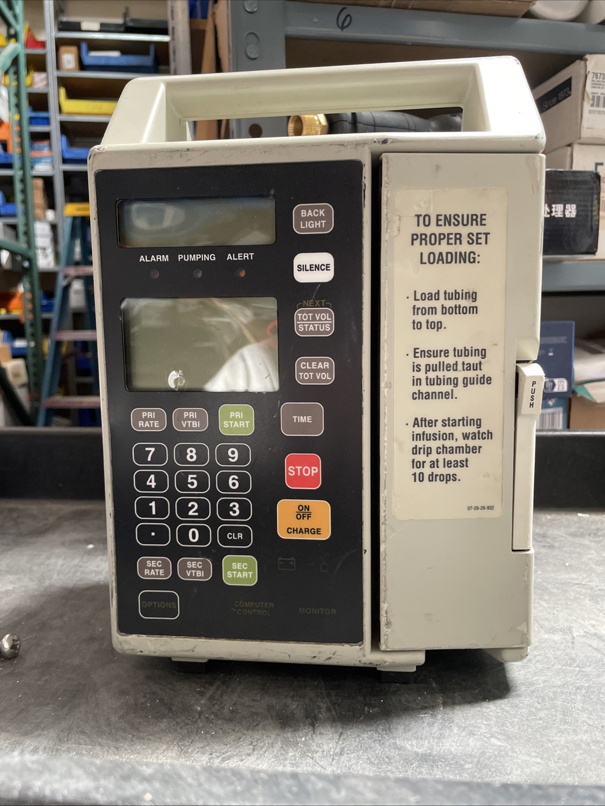 Baxter Flo-Gard 6201 pump. Used Good Condition.