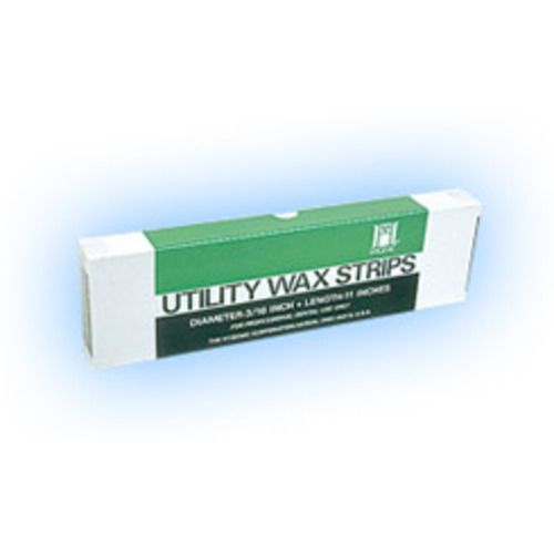 Hygenic Utility Wax Strips – White Round 11″ x 3/16″, Box of 80