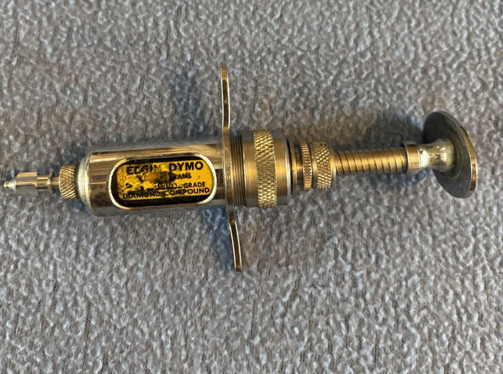 Elgin watch company machinist Syringe Carrier, Luer Lock Tip