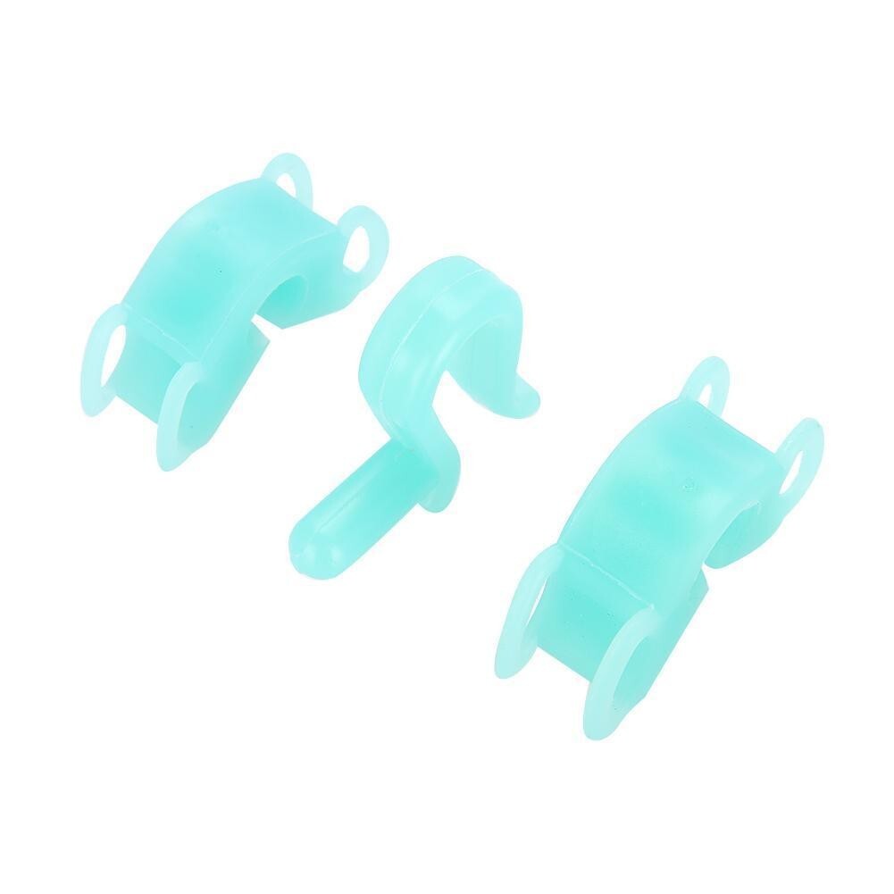 2 Pcs/Set Dental Silicone Bite Blocks Cheek Retractor Mouth Prop 135 ℃ Sterilize