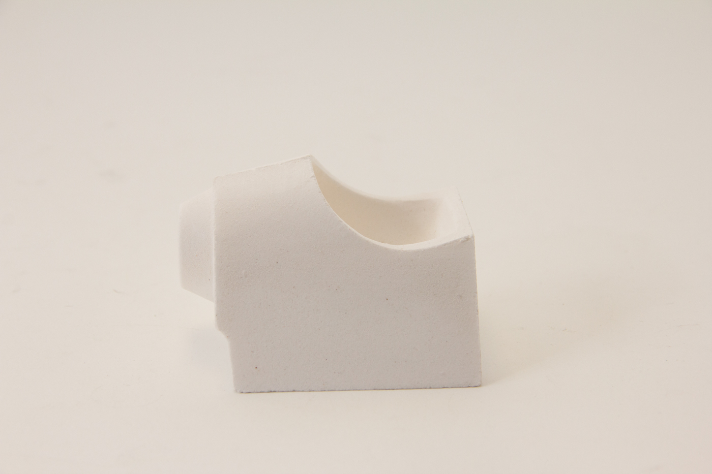 DENTAL LAB JEWELRY CENTRIFUGAL CASTING CRUCIBLE SMALL HOODED TYPE SILICA QUARTZ