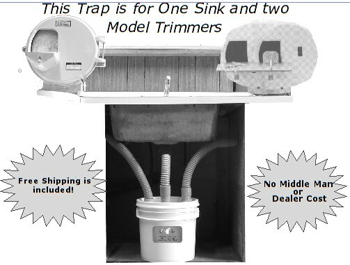5 Gallon – Disposable Dental Lab Plaster & Debris Trap with hoses -Free Shipping