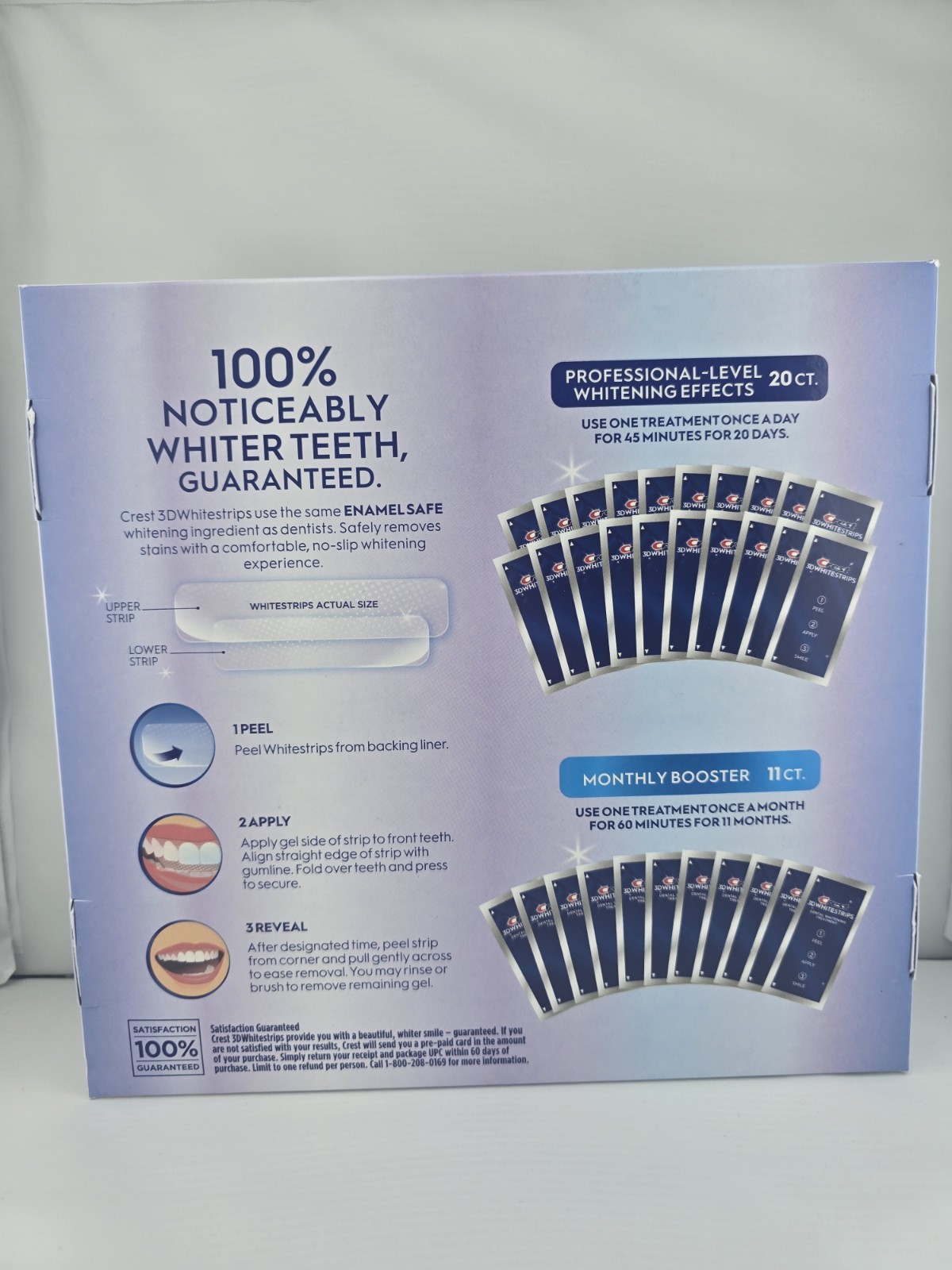 Crest 3D Whitestrips Professional Effects + Supreme Bright Whitening EXP 03/28