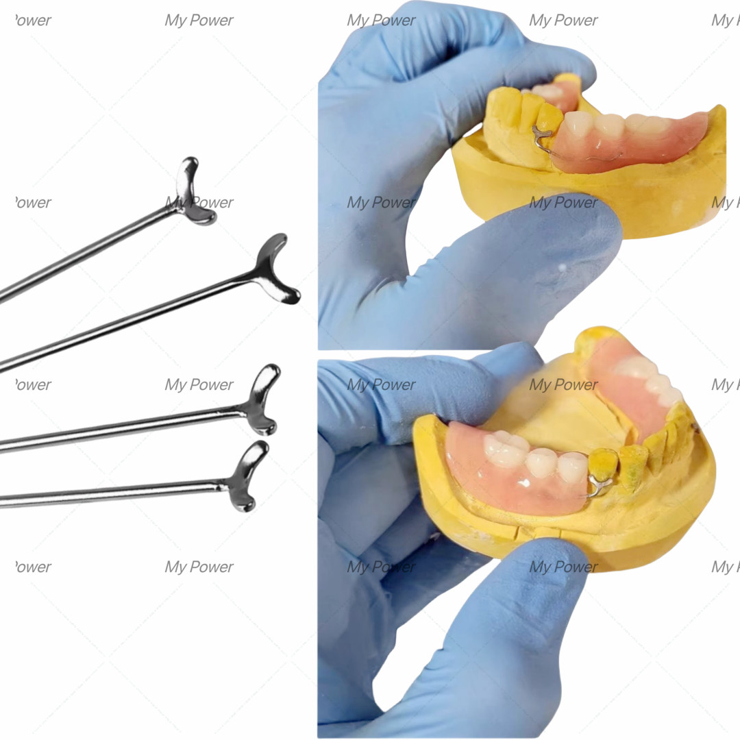 Dental Ball Retainer J Clasp Oblique Clasps Bars 0.8/0.9/1.0 Y-Type Fit Scheu