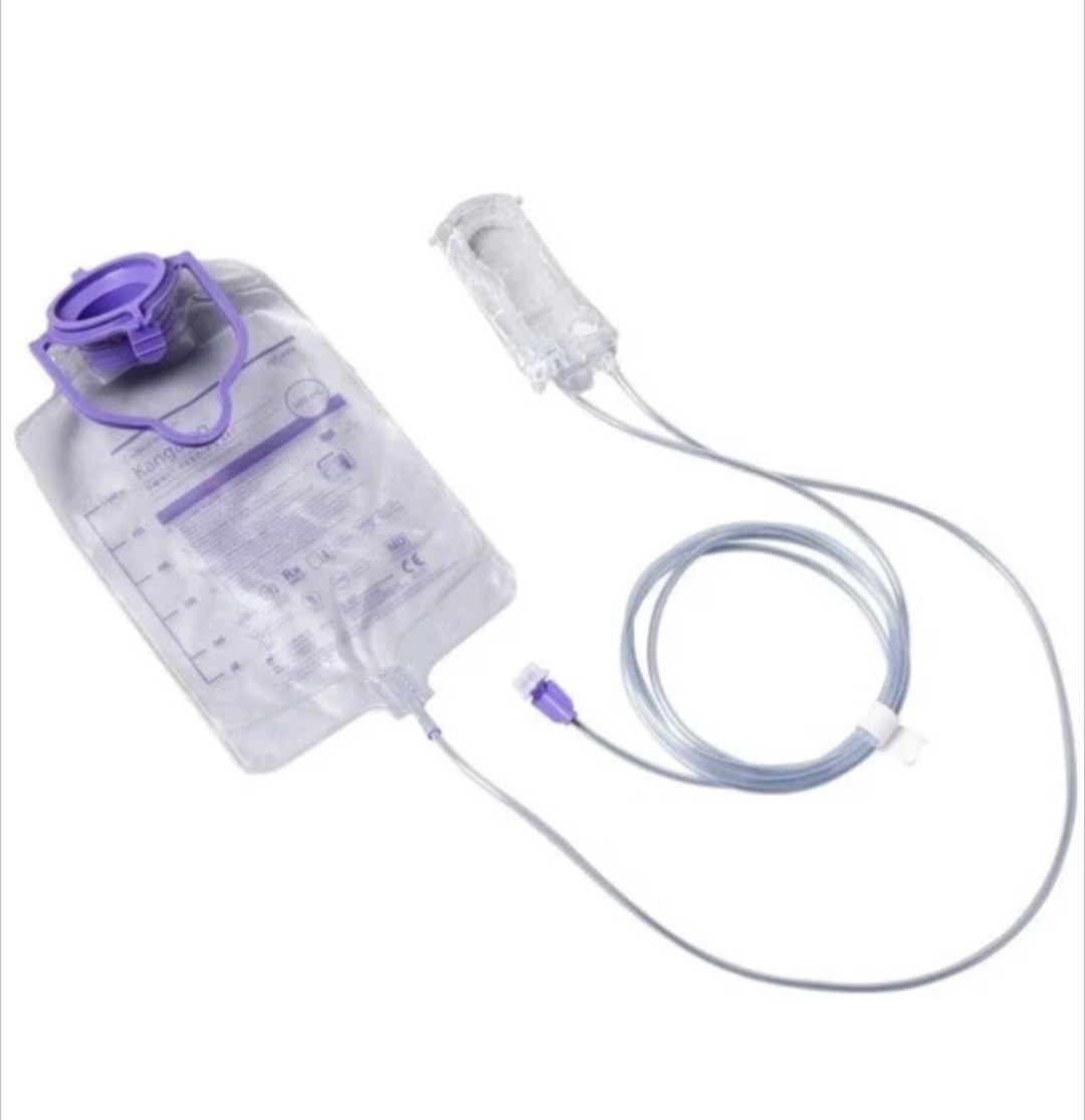 Lot of 3 – Kangaroo Omni Feeding Set – B10FD – New Sealed – Exp 2030.