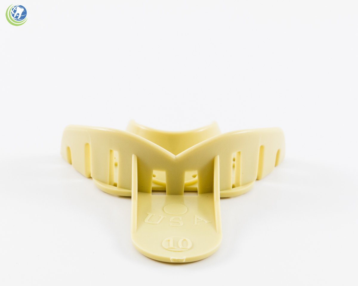DENTAL PLASTIC AUTOCLAVABLE IMPRESSION TRAYS PEDIATRIC LOWER PL #10 12/BAG