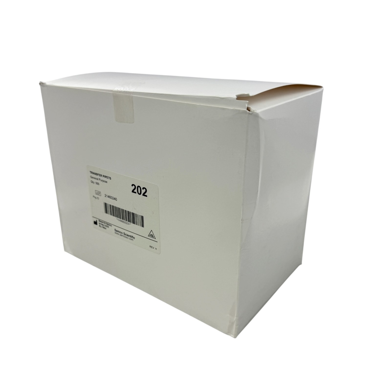 Samco Scientific 202 Transfer Pipets General Purpose 500 Pack Lab Disposable