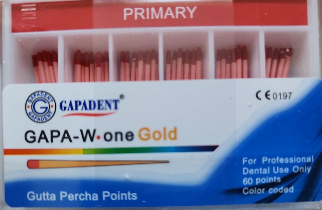 Primary Gapadent Wave 1 Gutta Percha Points Dental Endodontic Root Canal