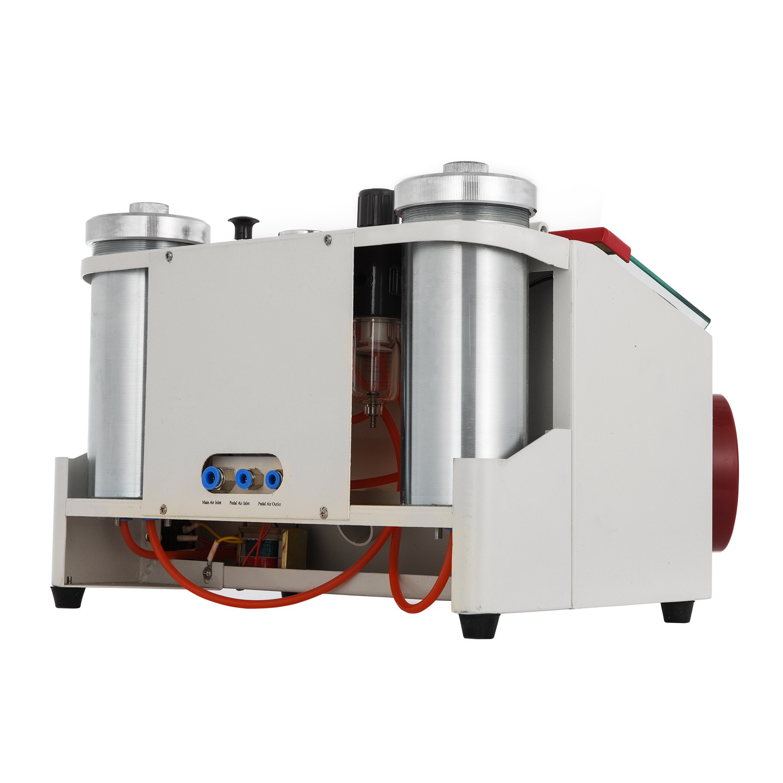 VEVOR Twin Pen Sandblaster Double Pen Sand Blaster Machine for Dental Lab 2 Tank