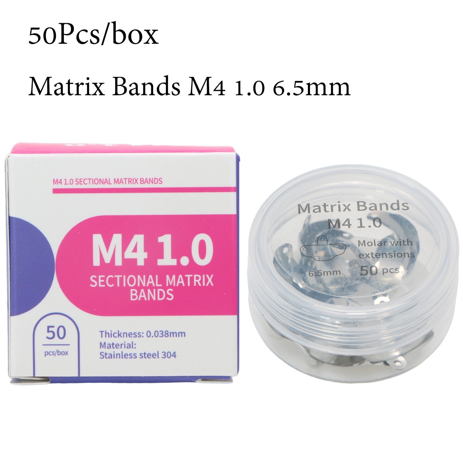 Dental Matrix Bands Ring Sectional Metal Matrices Clamp Fit Palodent V3 System