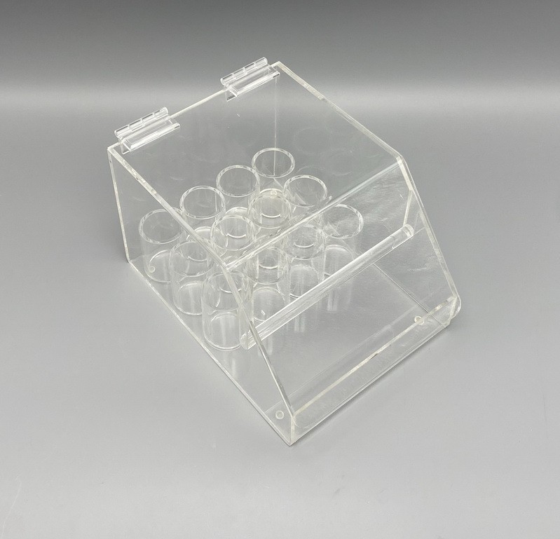 Dental Acrylic Organizer Case Power Chain Ligature Tie Storage Box Holder 2in1