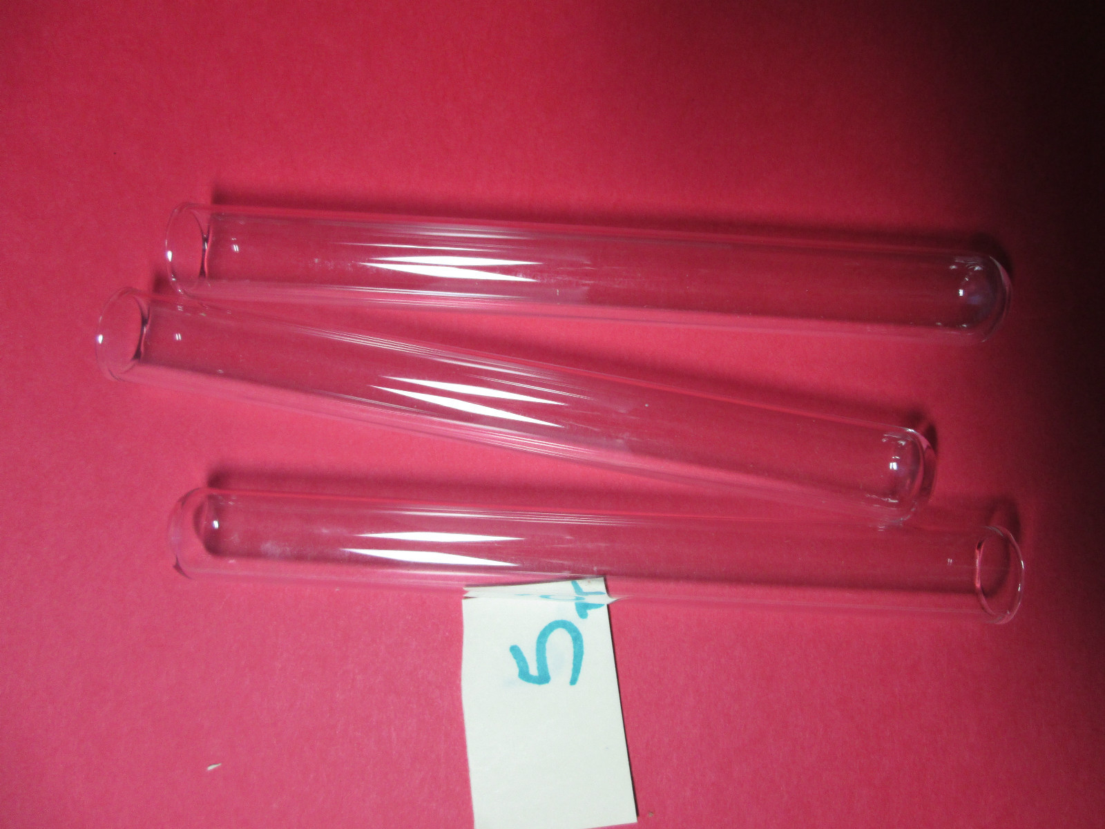 LOT OF 12 NEW SCIENCEWARE GLASS KLET 801 TEST TUBE 370120010 BEL-ART (N3)