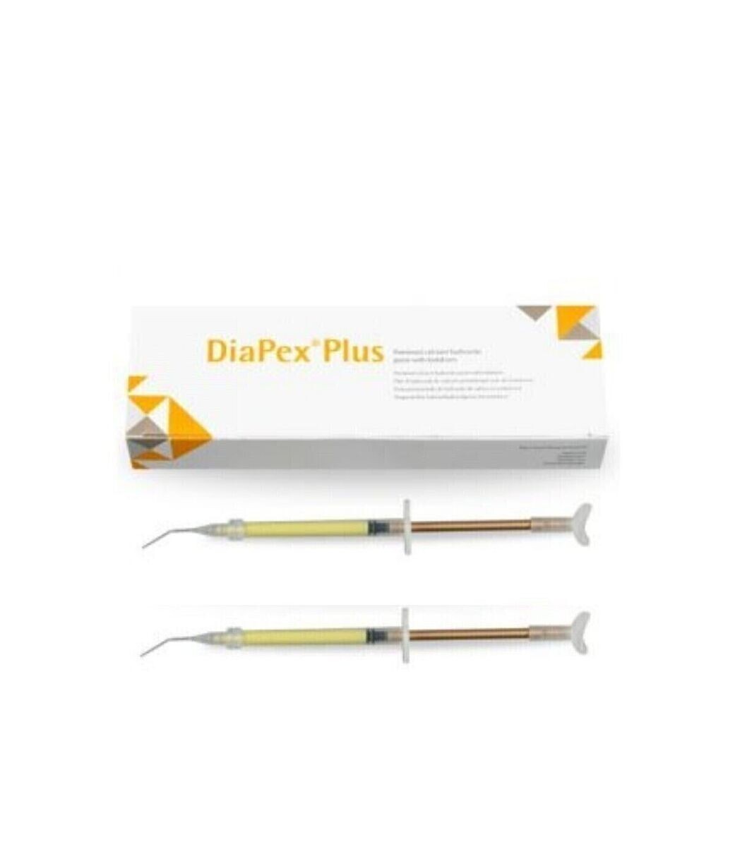 DiaDent Diapex Plus Pemixed Calcium Hydroxide Paste With Iodoform – 2 Syr of 2g
