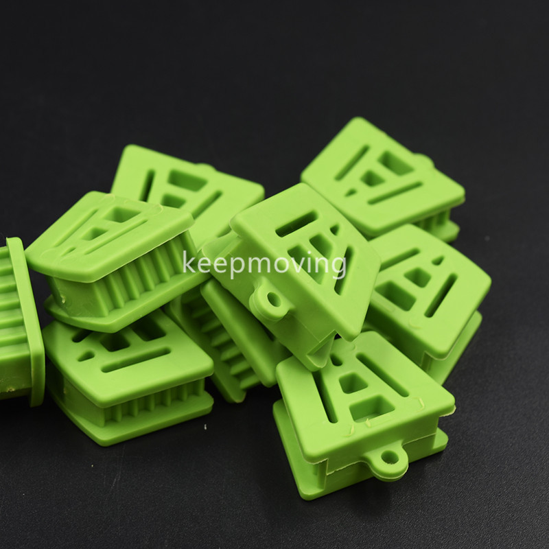 10 Pcs Dental Silicone Mouth Prop Bite Block Rubber Opener Retractor Medium Size