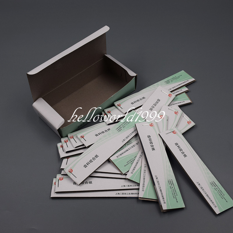 Practical Articulating Paper Thin Strips Accurate 10 Sheets*20 Book/Box Blue