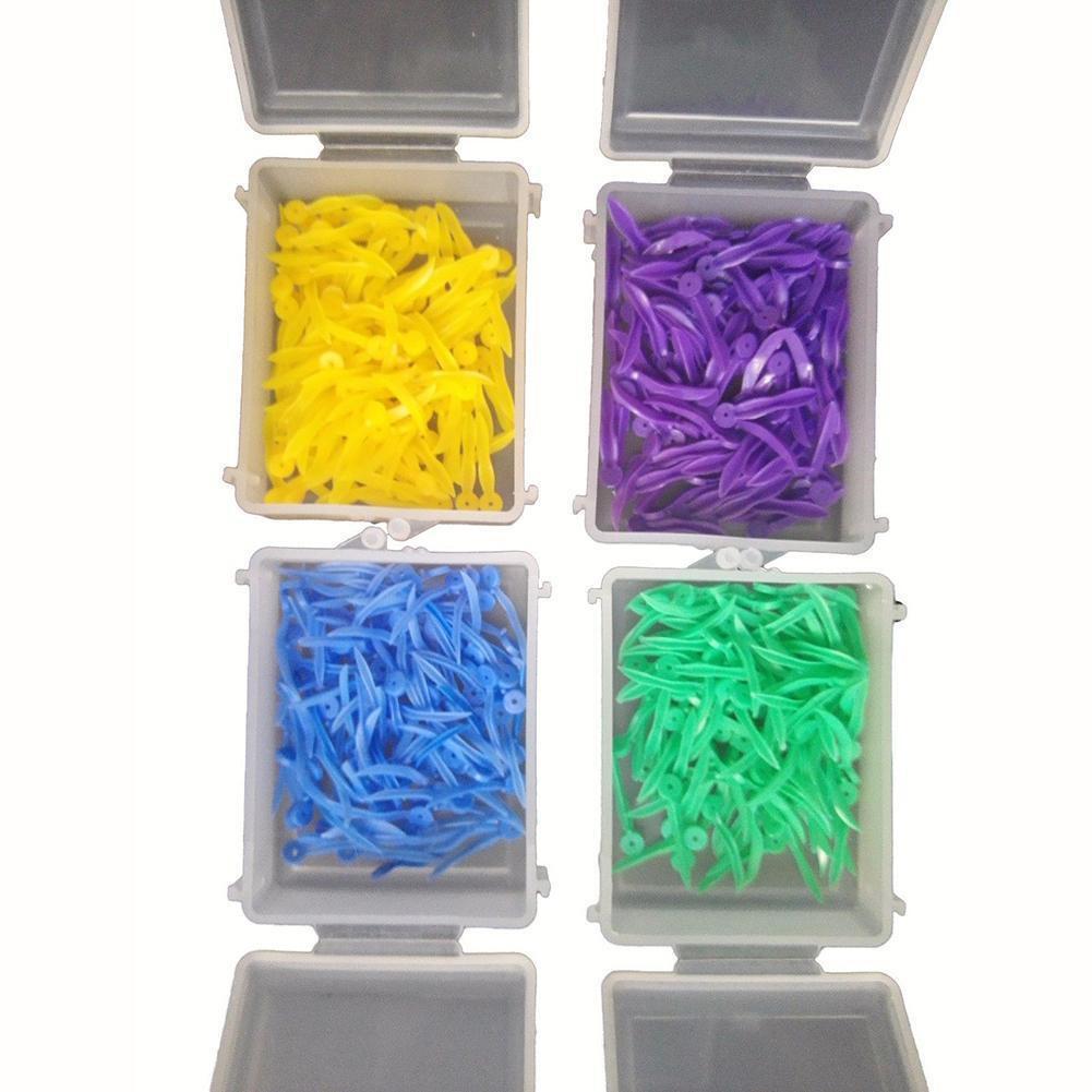 100 Pcs/box Disposable Dental Tooth Gap Concave Design Wedge Diastema W/ Hole
