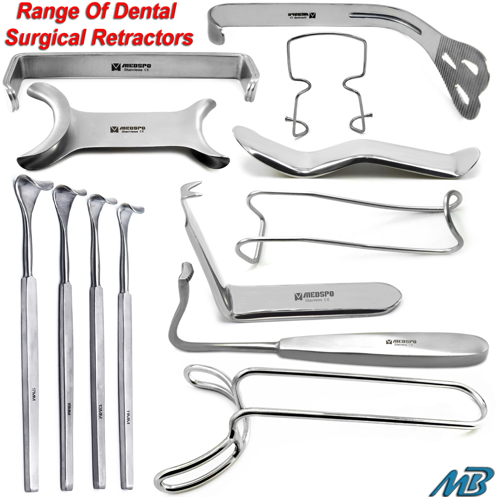 Orthodontic Mouth Opener Cheek Retractors Teeth Inspection Surgical Oral Surgery