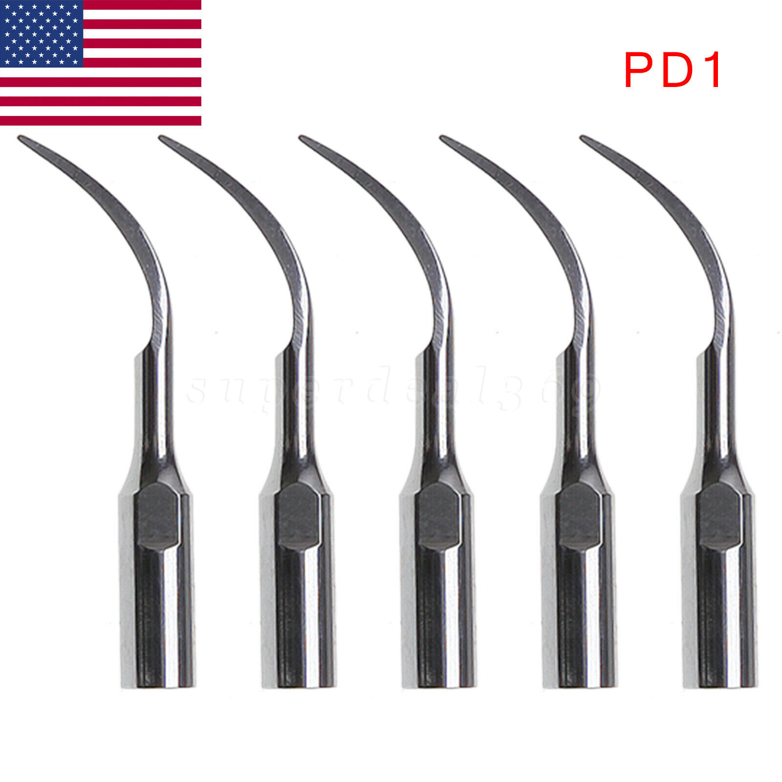 5-20Pcs PD1 Dental Ultrasonic Piezo Scaler Perio Tips Fit DTE SATELEC Handpiece
