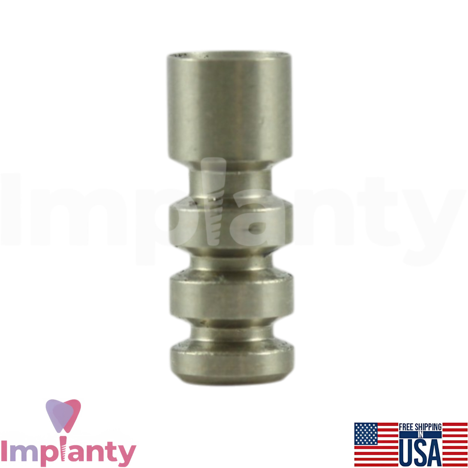 5x MIS® Seven Compatible Dental Fixture Analog Ø4.6mm Int Hex 2.45mm System
