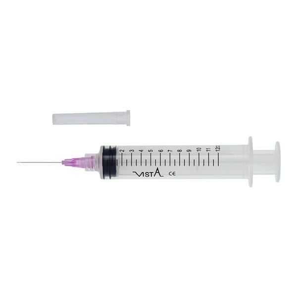 Vista Dental 316119 Appli-Vac Pre-Tipped Syringes 12cc 30 Gauge Purple 100/Box