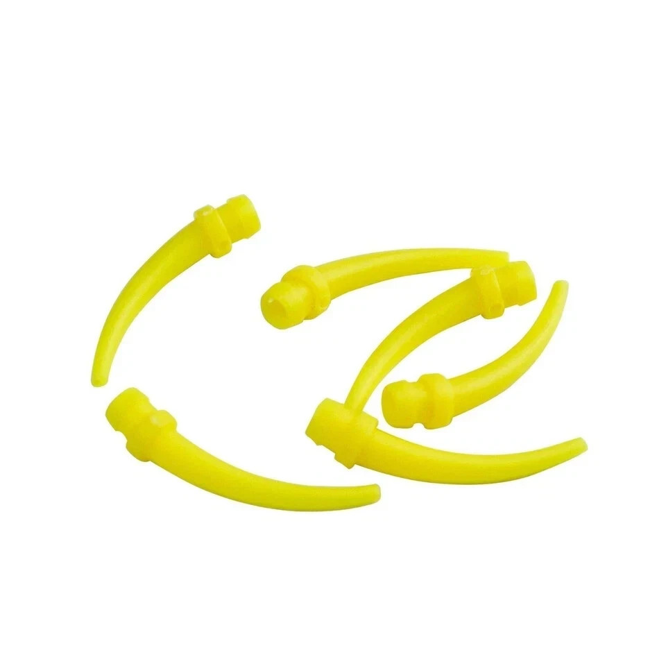 100 Pcs/Bag Disposable Dental Yellow Mixers Intra Oral Impression Mixing Tips