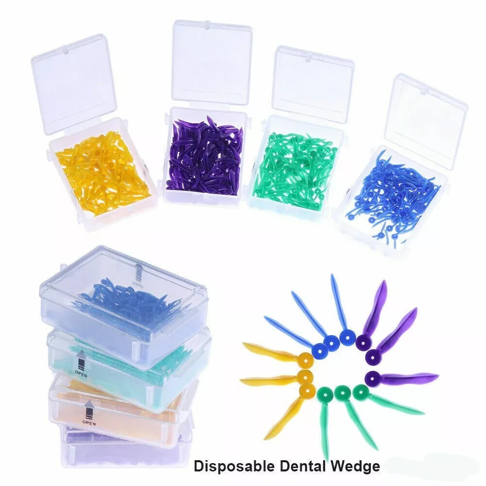Dental Plastic Disposable Interdental Wedge With Holes Concave Design Poly-Wedge