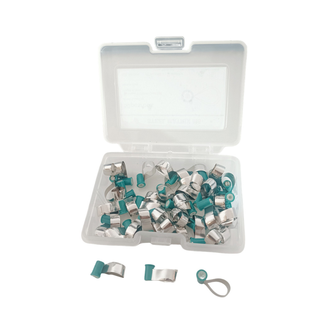 50 Pcs/Box Dental Contoured Matrices Anatomically Shaped Reel Type Matrix Bands