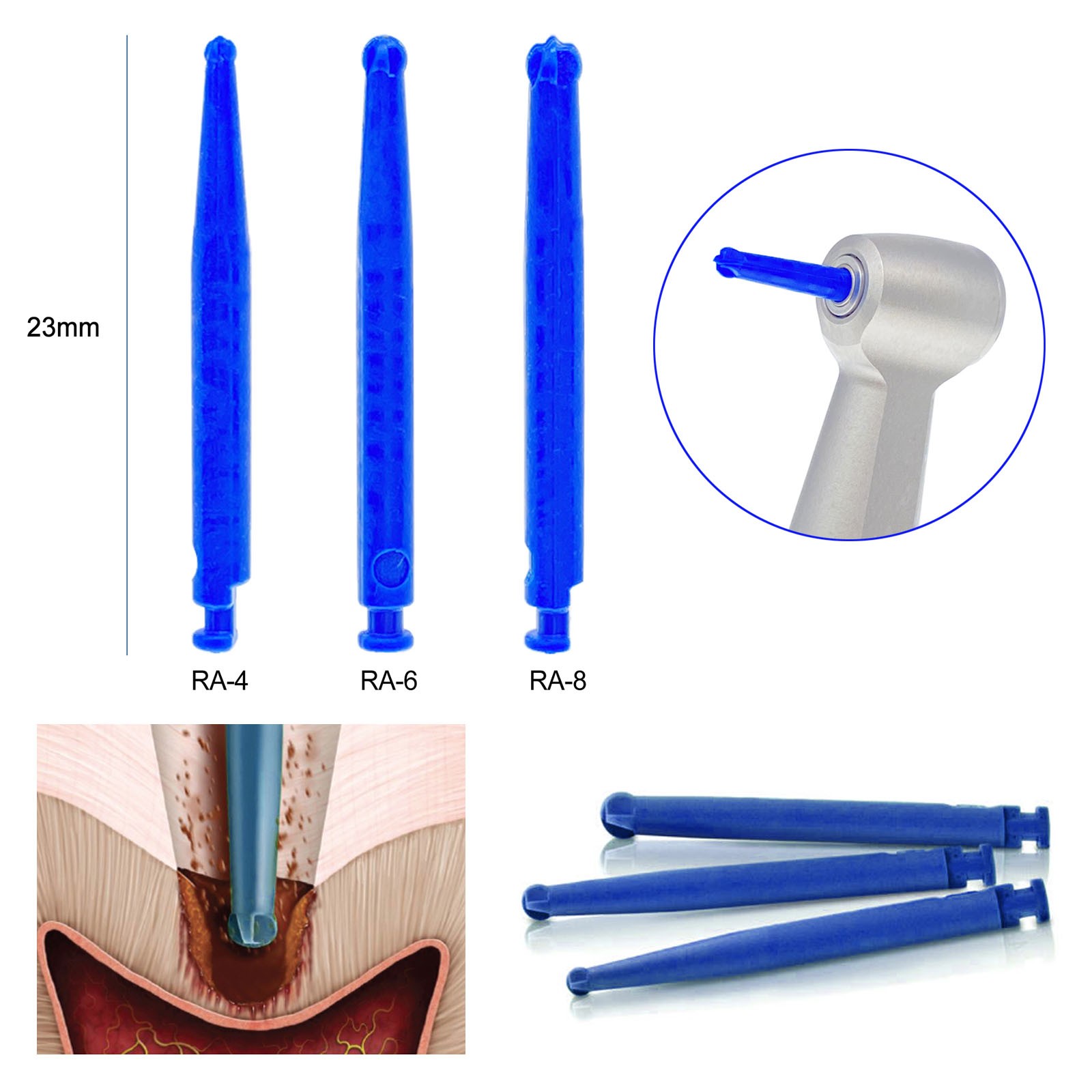 NSK Styl Dental Low Speed Handpiece Contra Angle Smart Bur Smartburs Polymer Bur