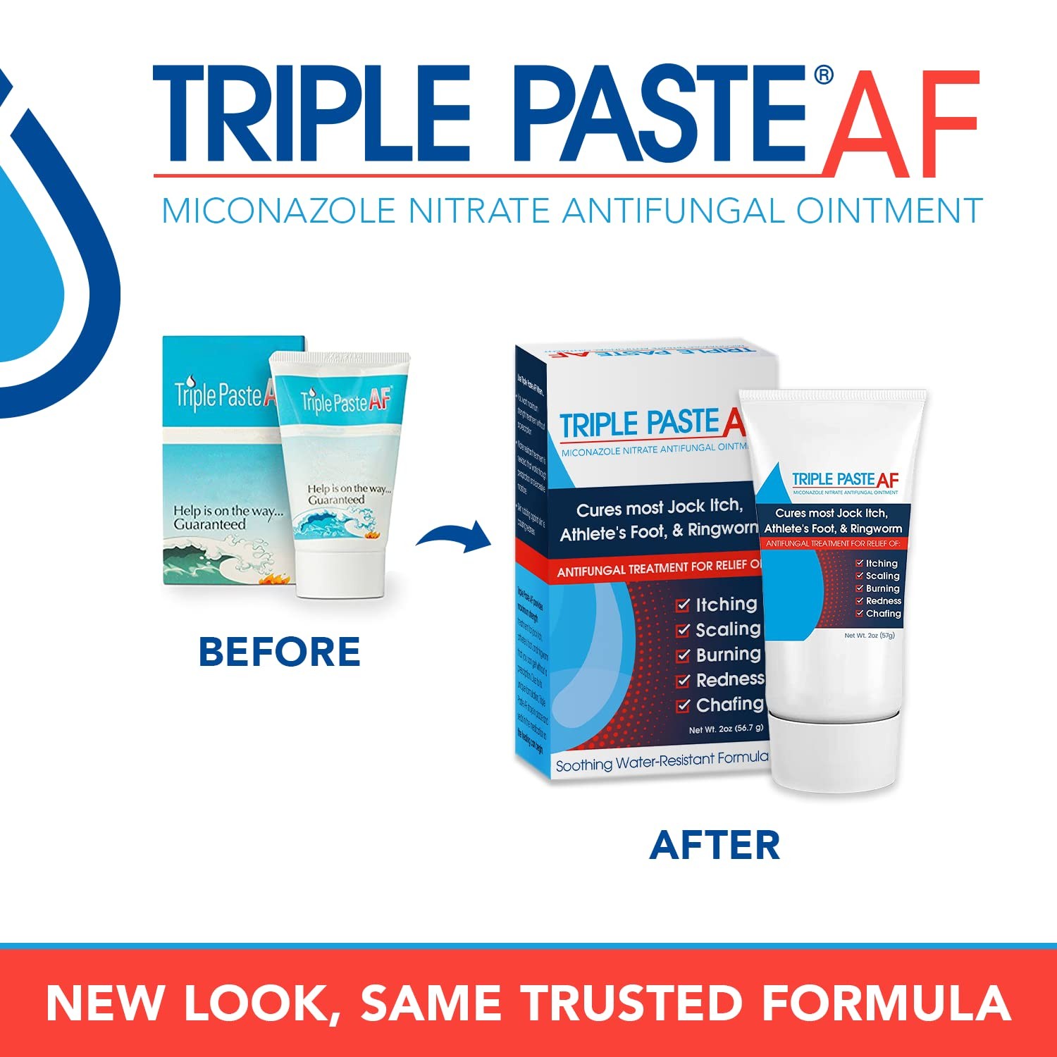 Triple Paste Af Antifungal Ointment For Skin Athletes Foot And – 2