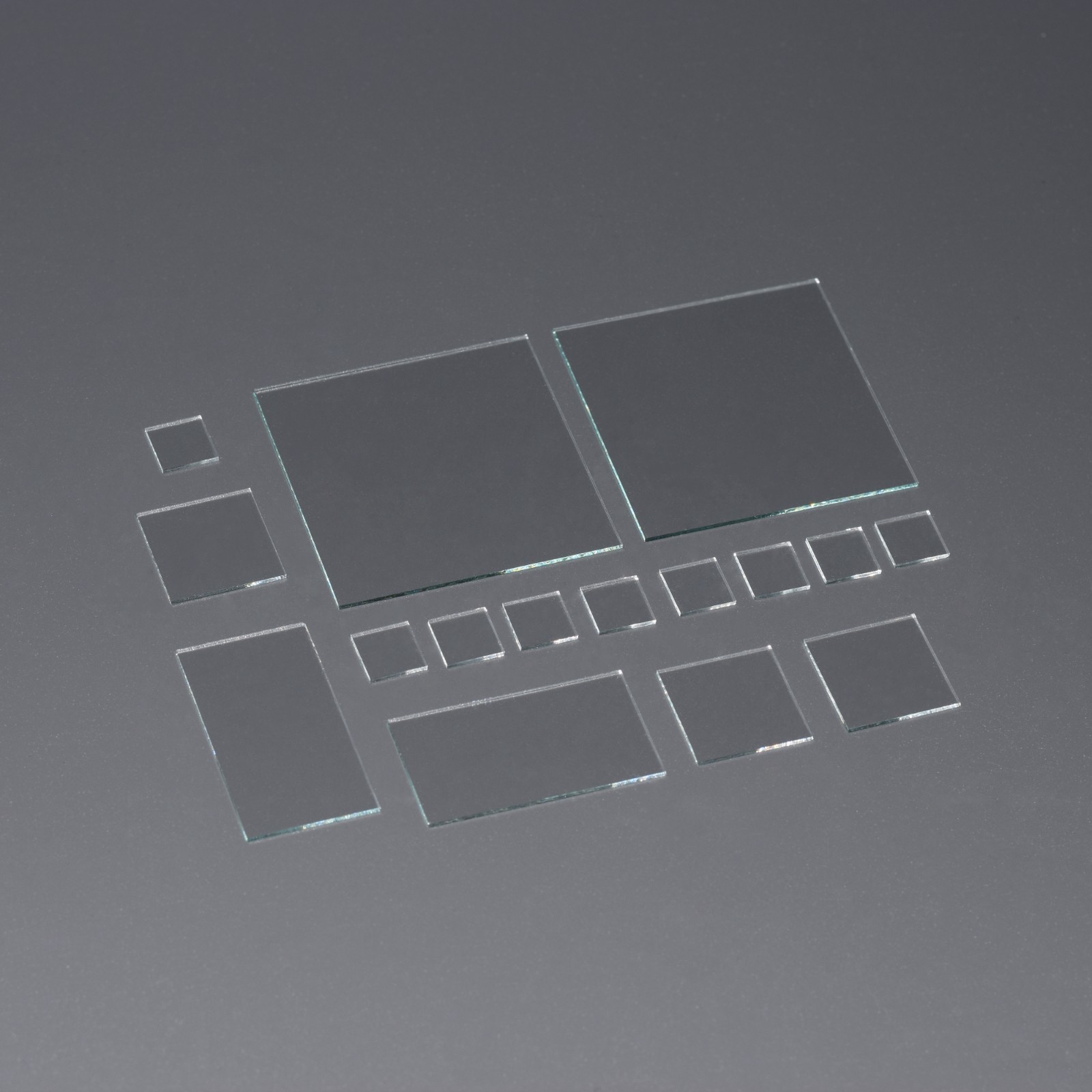 For Laboratory Glass Substrate Soda-lime Glass 10×10/20×20/50×50/80x80mm T 1.1mm