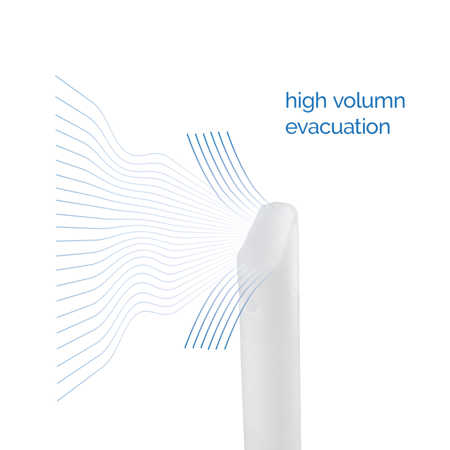 1000Pcs (10Bags）Dental HVE High Volume Suction Vented Evacuation Tips White