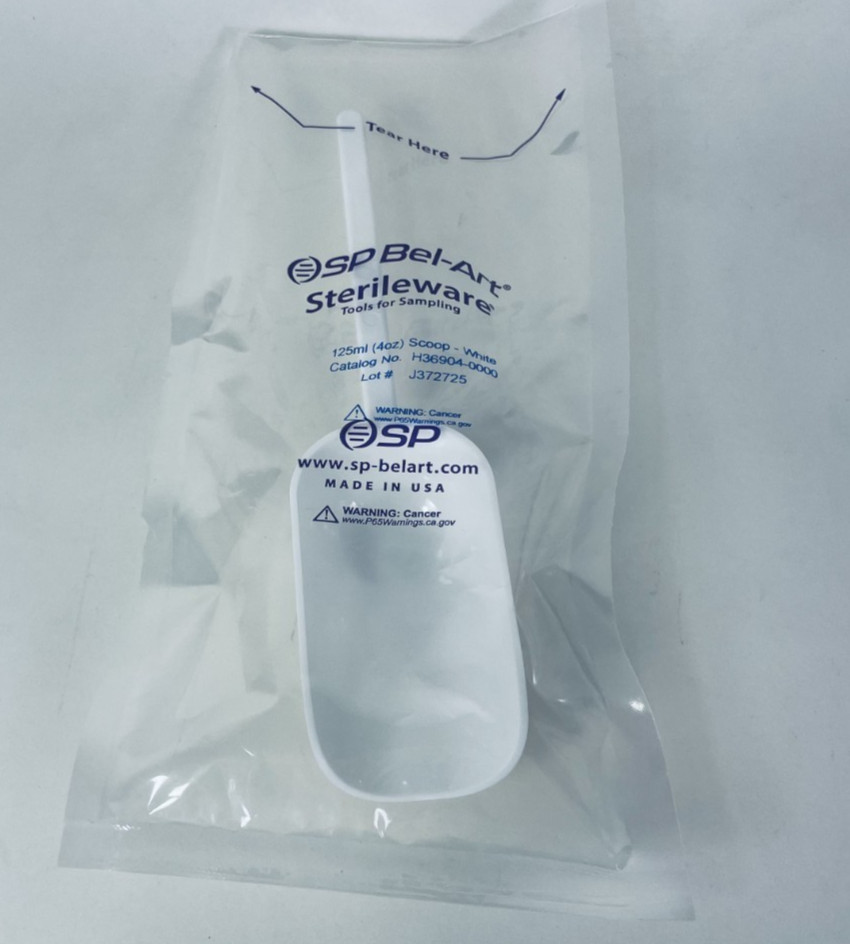 SP Bel-Art Sampling Scoop 125ML/4oz Sterile Individually Wrapped H36904-0000