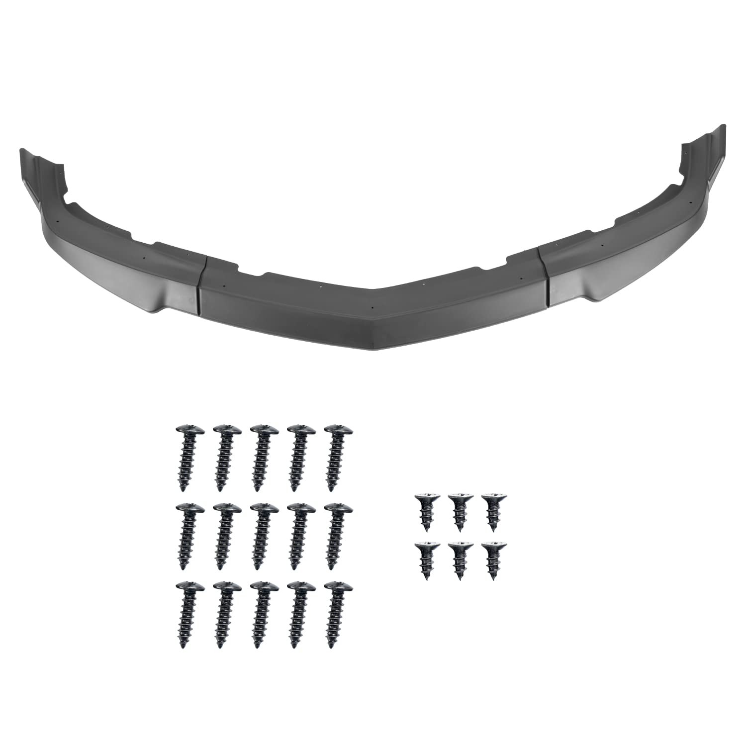 Front Bumper Lip Spoiler Splitter Kit Matte Black 3PC 2011-2014 Dodge Charger