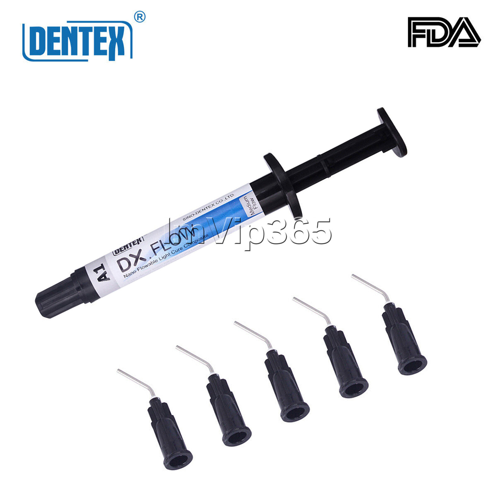 DX.FLOW DENTEX Flowable Medium Flow Light Cure Composite Resin A1, A2, A3