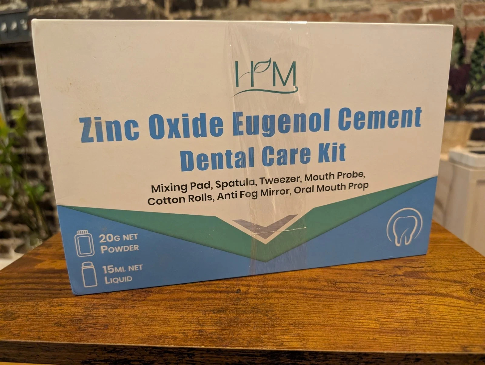HM Zinc Oxide Eugenol Cement Dental Care Kit Glue For Crowns & Bridges..OPEN BOX