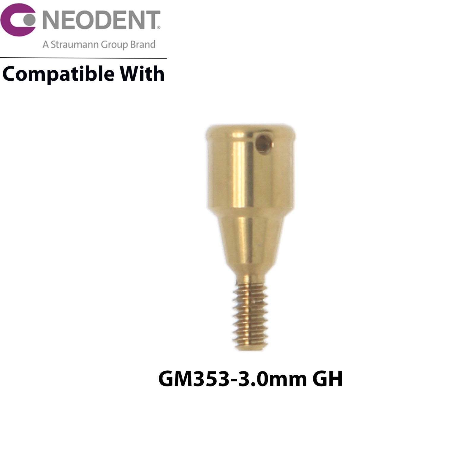Fits NEODENT Dental Overdenture Locator Abutment 1-6mm GRAND MORSE GM Platform