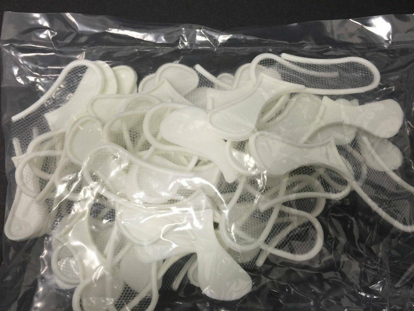 50Pcs Dental Disposable Impression Bite Registration Triple Trays Mold Sideless
