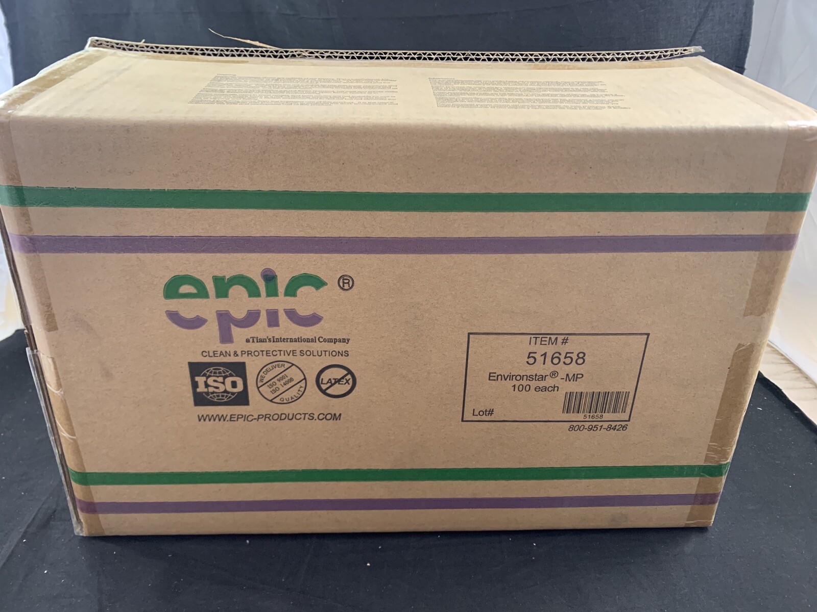 EPIC 7” Universal Tall White MP Shoe Cover W/PVC Water Resistant 51658 100/Case