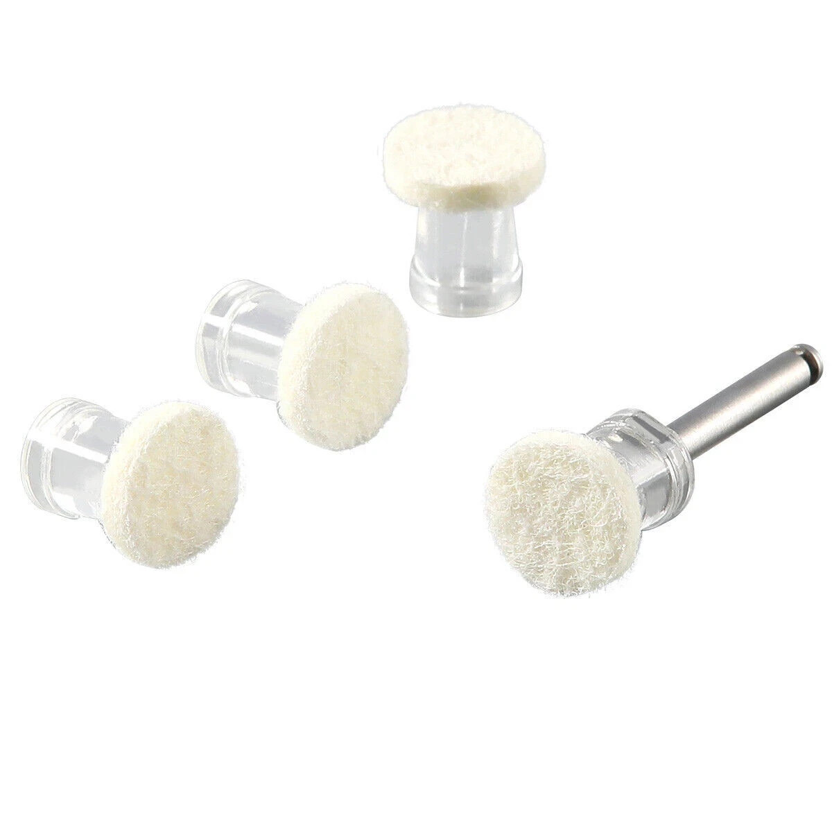 5Box Dental Paste-Impregnated Composite Polishing Felt 50 Discs+1 CA mandrel Kit