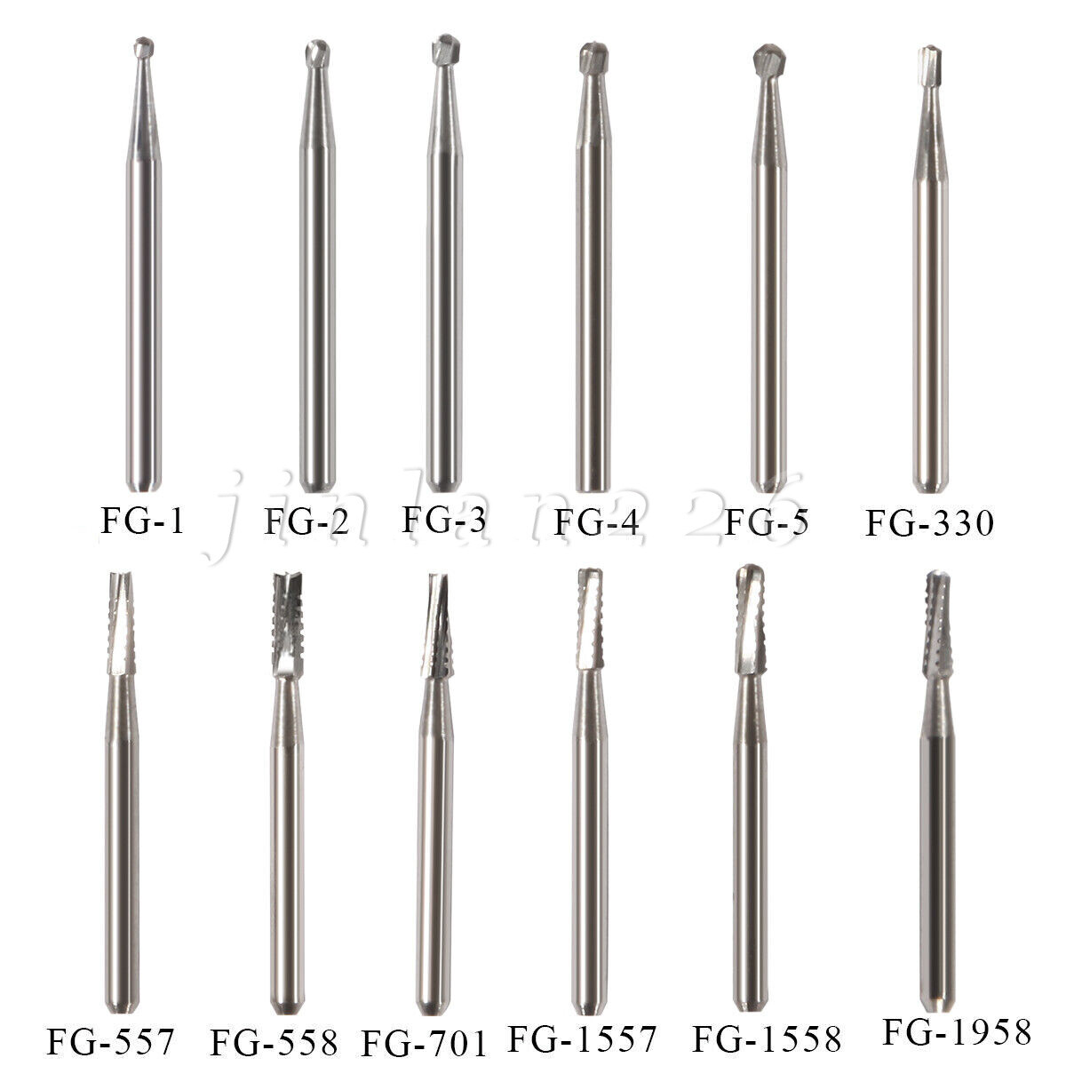 Dental Carbide Burs Tungsten Steel Bur FG Cutting for High Speed Handpiece SA