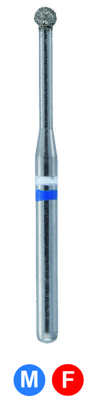 Zirconia Adjustment Multi-Use Diamond Burs ROUND Z801L/014S (ZALL3S) pk of 5