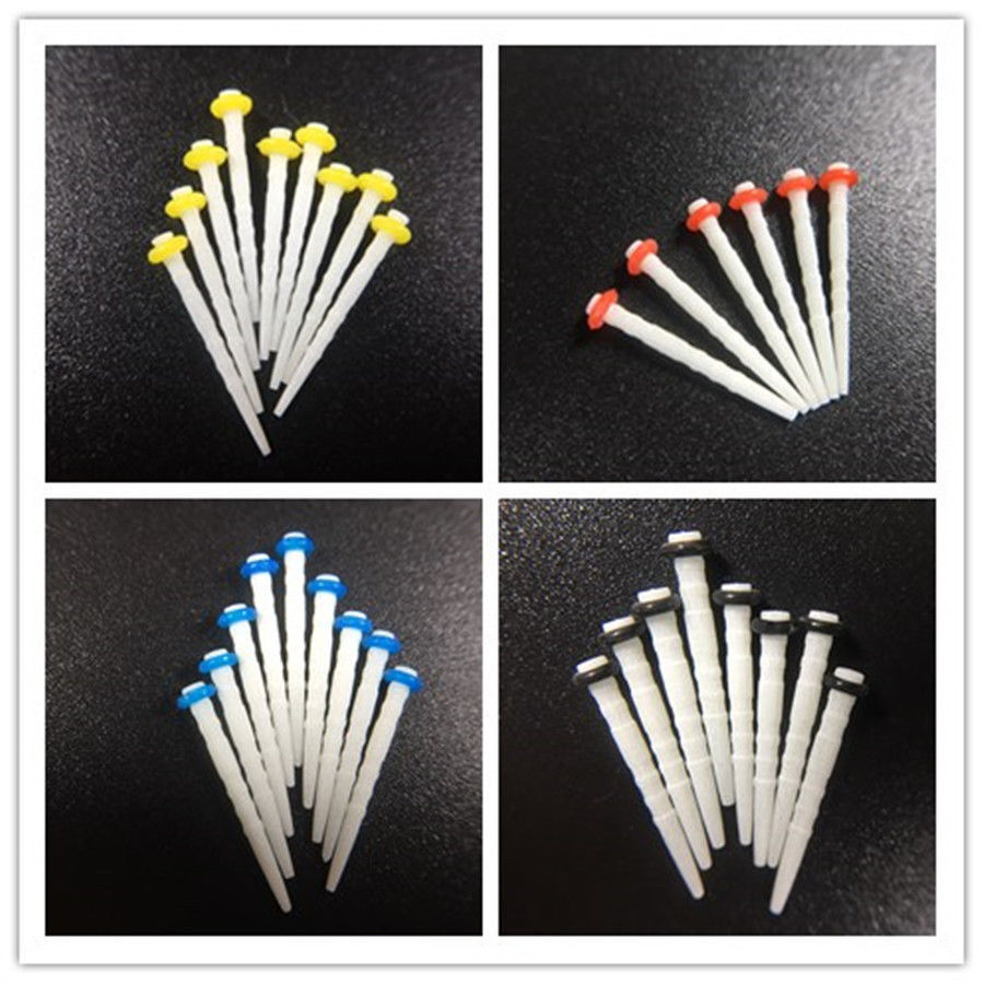 100pcs Dental Fiber Post Glass Screw Thread 1.2mm 1.4 1.6 1.8 Oral Teeth Dentist