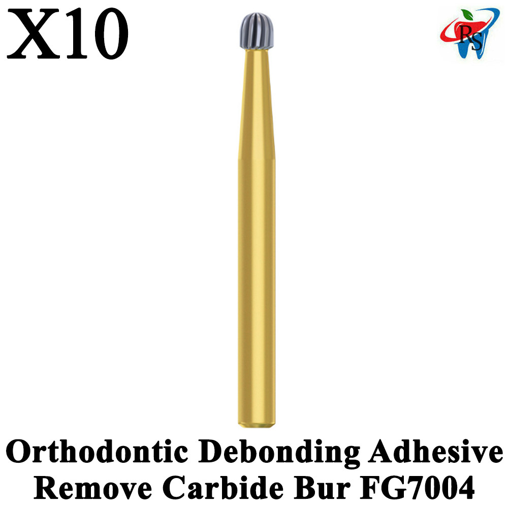 10x Dental Orthodontic Debonding Adhesive Remove Carbide Bur Bits Finish FG7004