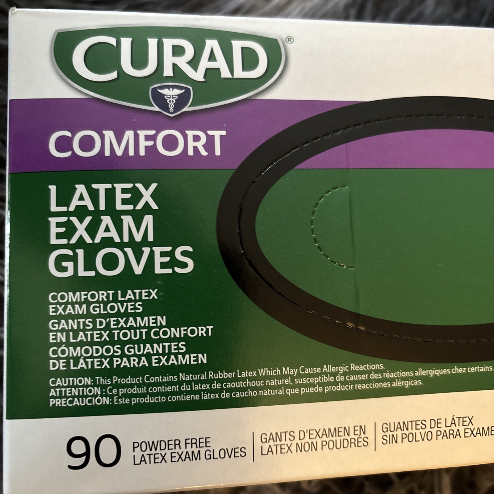 Curad Comfort Latex Exam Gloves