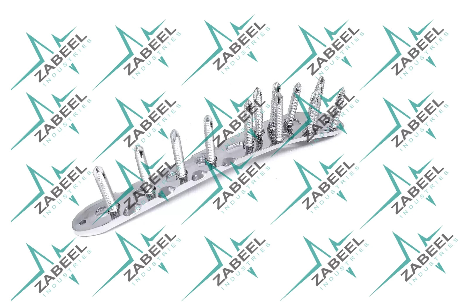 Medial Distal Tibia 3.5 mm Locking Plate w/o Tab Set of 14 Pcs Veterinary By ZI